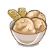 Countertop decor - tan ice cream
